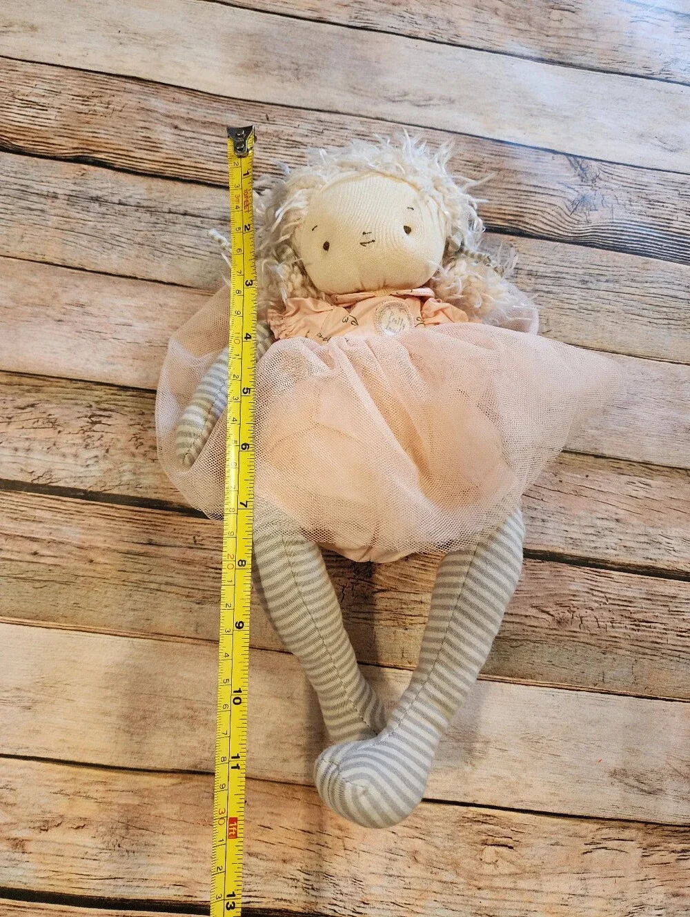 Bunnies By The Bay Elsie A Pretty Girl Is Pretty Inside Plush Doll Pink Tutu 12